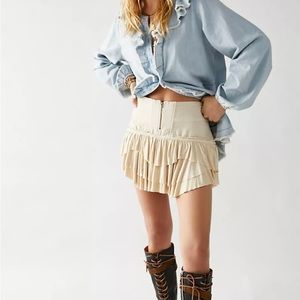 Free People frostbite mini skirt diamond size 4 new